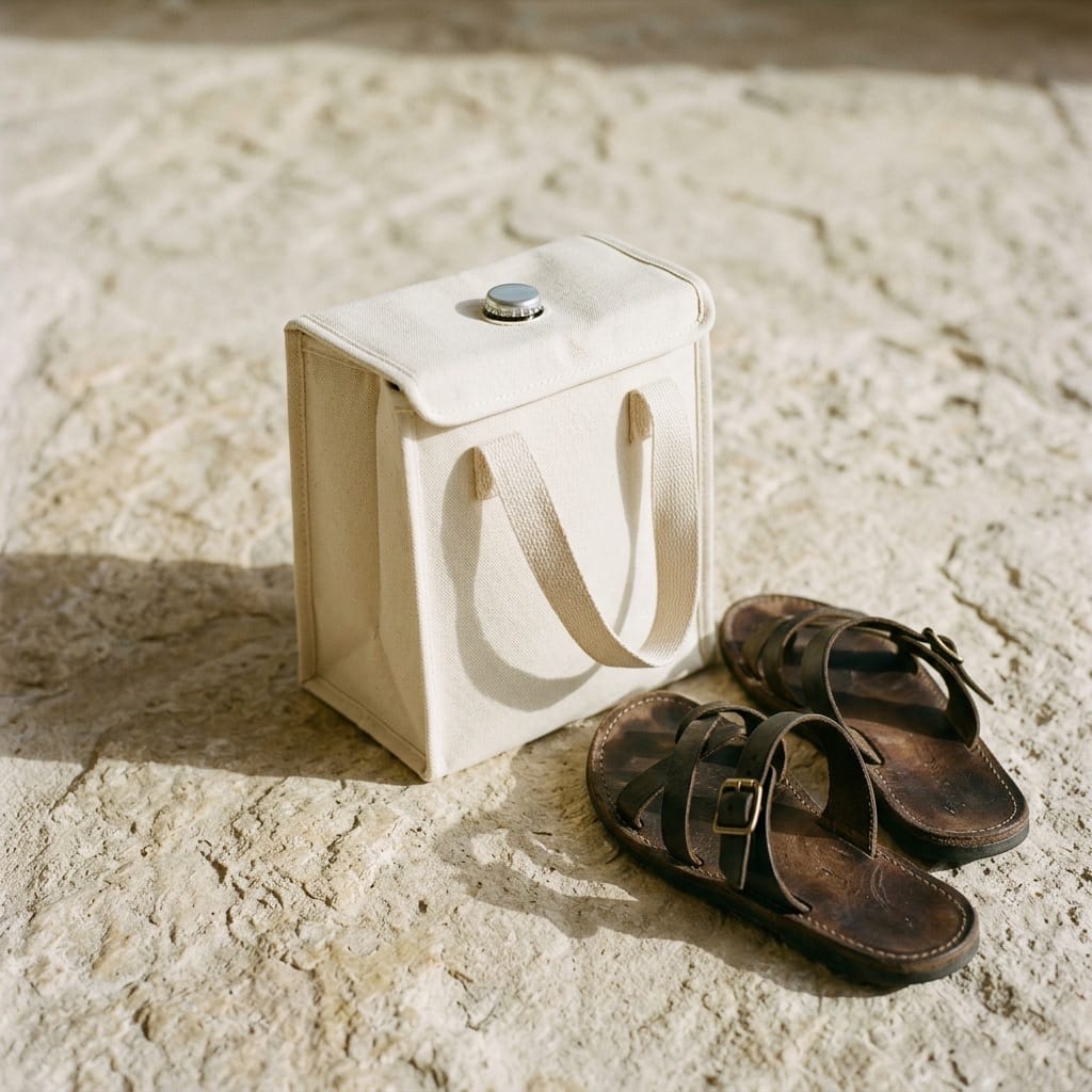 Insulated delivery bag and chappals