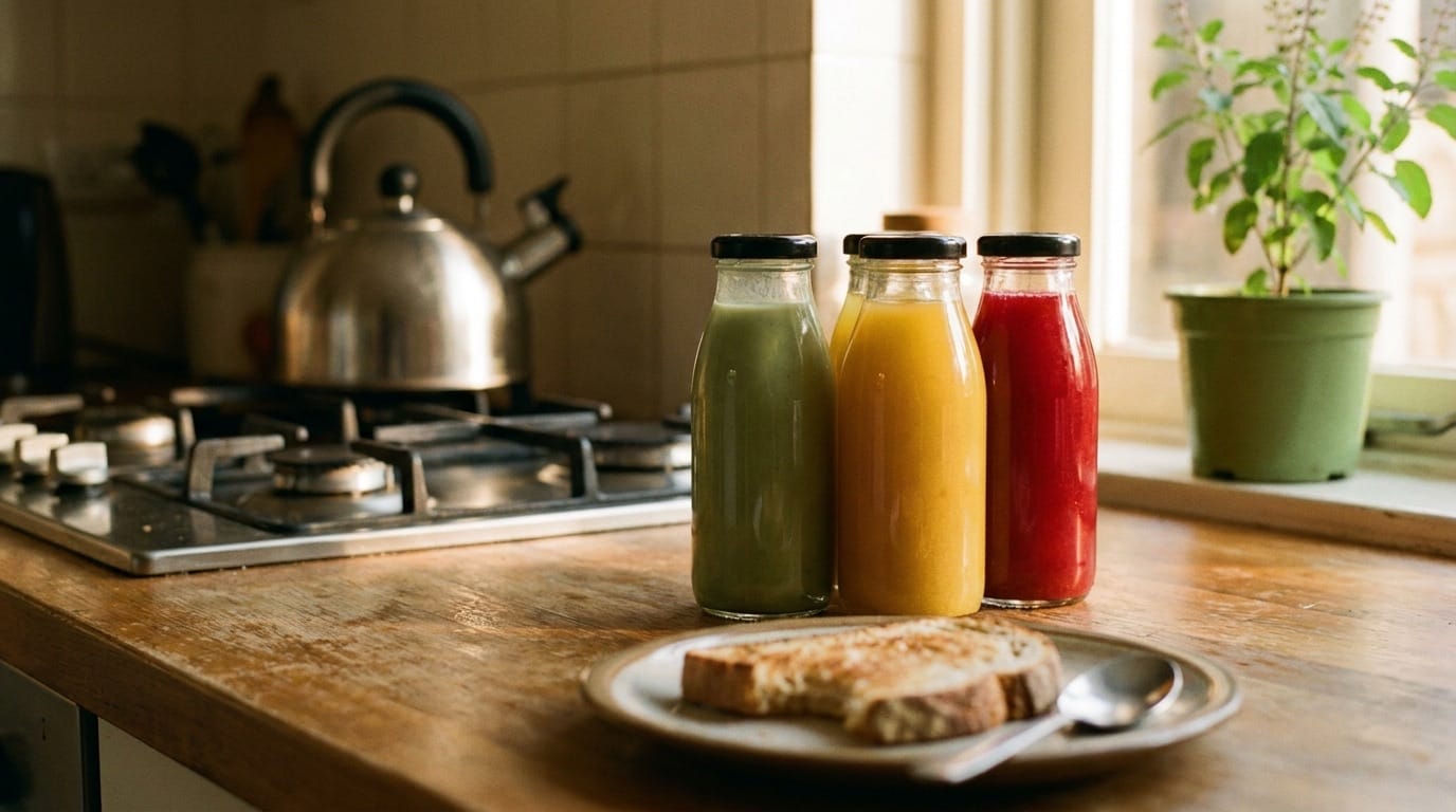 Kitchen breakfast scene, alternate