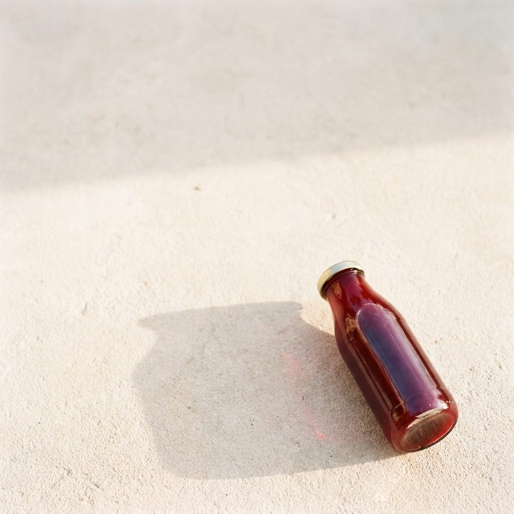 Ruby cold-pressed portrait, second composition