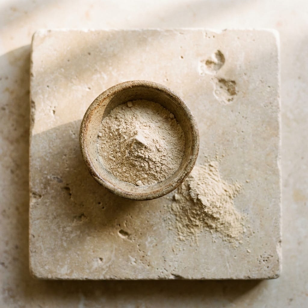 Ashwagandha powder in bowl
