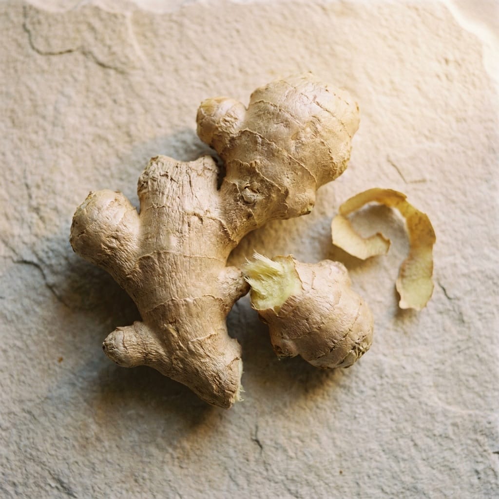 Raw ginger root