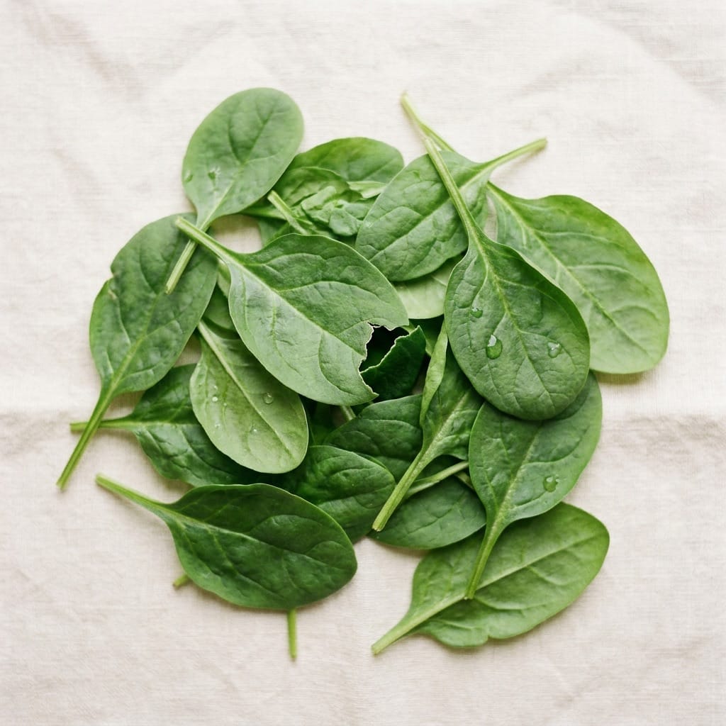 పాలకూర — close-up