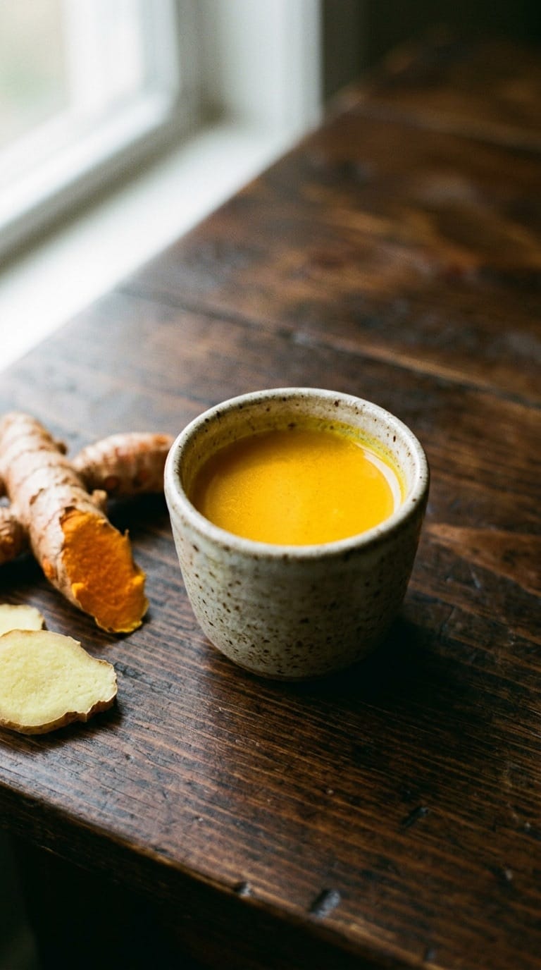 Amla immunity fermented shot — close up