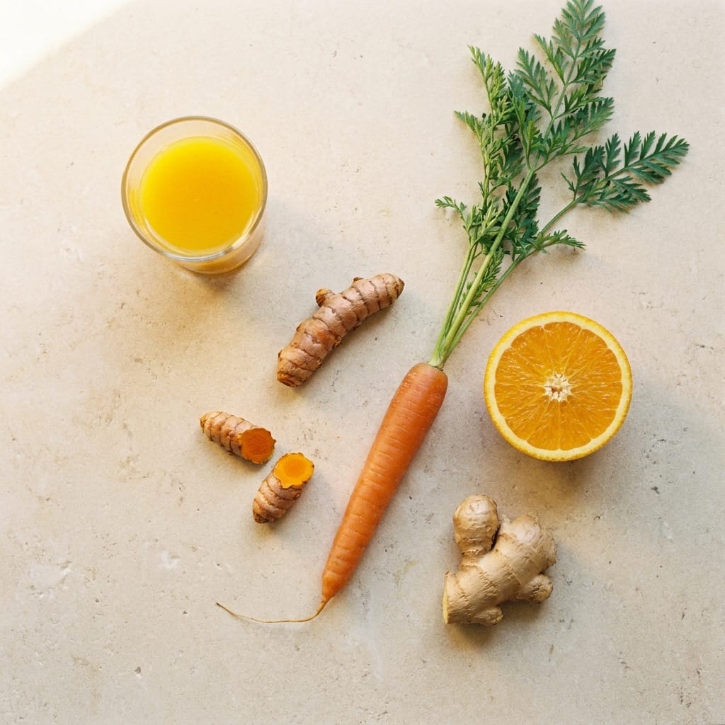 Turmeric Glow cold-pressed juice — pineapple, turmeric, ginger, lemon