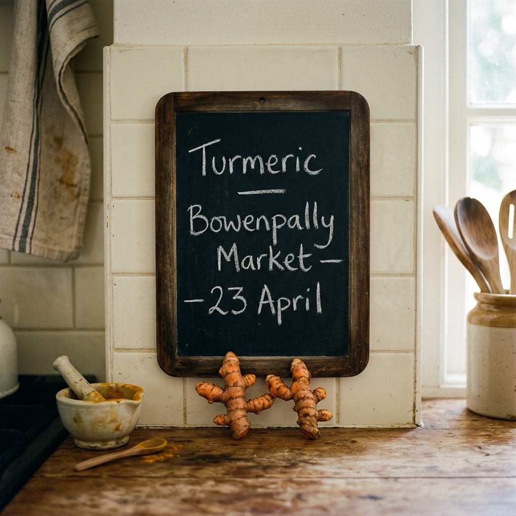 Turmeric sourced fresh from market